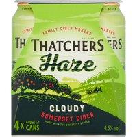 Thatchers Haze Somerset Cider 4 x 440ml