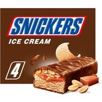 Snickers Chocolate Peanut Ice Cream Bars 4pack (4 x 45.6g)