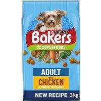 BAKERS Chicken with Vegetables Dry Dog Food 3kg