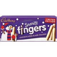 Cadbury Christmas Snowy Chocolate Covered Fingers 115g