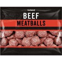 Iceland Beef Meatballs 600g