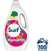 Surf Concentrated Liquid Laundry Detergent Tropical Lily 100 washes