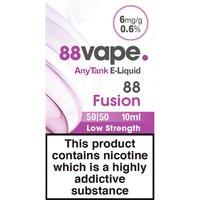 88Vape Any Tank E-Liquid 88 Fusion 6mg-g 0.6% 10ml