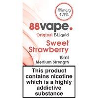 88Vape Original E-Liquid 11mg Sweet Strawberry 10ml