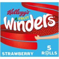 Kellogg's Fruit Winders Strawberry Snack Rolls 5x17g