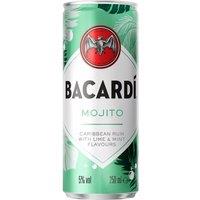 BACARD Mojito Premix Rum Cocktail, 25cl