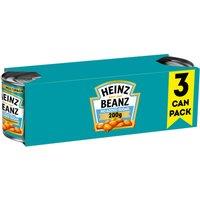 Heinz No Added Sugar Tinned Baked Beans in Tomato Sauce 3 x 200g
