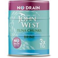 John West Tuna Chunks with a Little Brine 3 x 110g