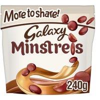 Galaxy Minstrels Milk Chocolate Buttons Sharing Pouch Bag 195g