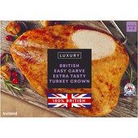 Iceland British Easy Carve Extra Tasty Turkey Crown 2kg