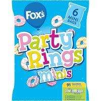 Fox's Minis Party Rings 6 x 21g