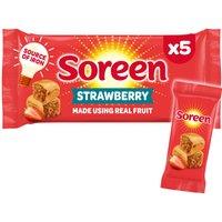 Soreen Strawberry Lunchbox Loaves Snack Bars 5 x 30g
