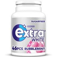 Extra White Bubblemint Sugarfree Chewing Gum Bottle 46 Pieces
