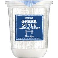 Iceland Greek Style Bio-Live Natural Yogurt 450g