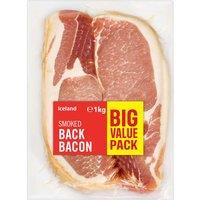 Iceland Smoked Back Bacon 1kg