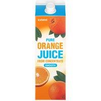 Iceland Smooth Orange Juice Blend From Concentrate 1 litre