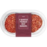 Iceland 4 Quarter Pounder Beef Burgers