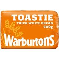 Warburtons Toastie Soft Thick White 400g