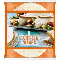 Iceland 8 Tortilla Wraps 496g