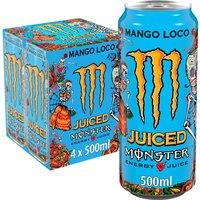 Monster Energy Drink Mango Loco 4 x 500ml