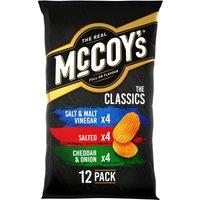 McCoy's Classic Variety Multipack Crisps 12 Pack