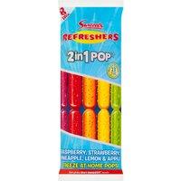 Swizzels Refreshers 2 in 1 Pop 8 x 75ml (600ml)
