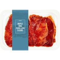 Iceland Maple BBQ Pork Loin Steaks
