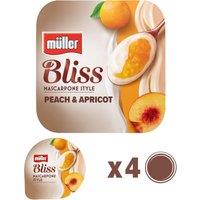Mller Bliss Mascarpone Peach & Apricot Yogurt