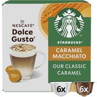 Starbucks Caramel Macchiato By Nescaf Dolce Gusto, Coffee Pods x12 (6 Servings)