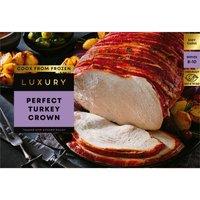 Iceland Luxury Perfect Turkey Crown Topped With Smoked Bacon 2.32kg