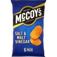 McCoy's Salt & Malt Vinegar Multipack Crisps 6 Pack