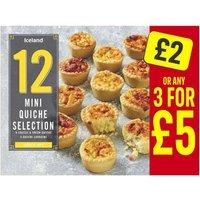 Iceland 9 Mini Quiche Lorraines 194g