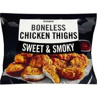 Iceland Sweet and Smoky Boneless Chicken Thighs 500g