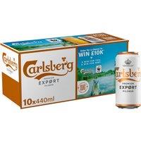 Carlsberg Export Lager Beer 10 x 440ml Cans