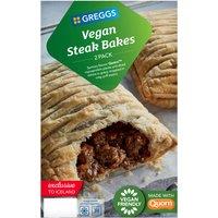 Greggs 2 Vegan Steak Bakes 304g