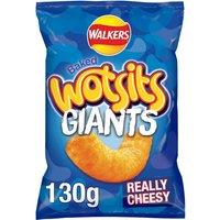 Walkers Wotsits Giants Really Cheesy Sharing Snacks Crisps 130g
