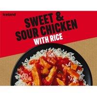 Iceland Sweet & Sour Chicken with Rice 400g
