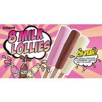 Iceland 8 Milk Lollies