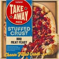 Iceland Takeaway Stuffed Crust BBQ Meat Feast Pizza 475g