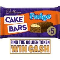 Cadbury Fudge Chocolate Cake Bars 5 Pack