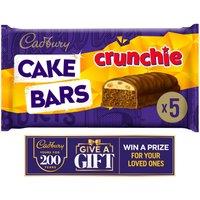 Cadbury Crunchie Chocolate Cake Bars 5 Pack