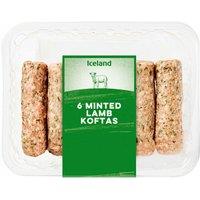 Iceland 6 Minted Lamb Koftas 300g