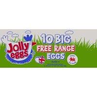 Iceland Jolly Eggs Class A 10 Big Free Range Eggs