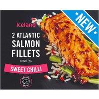 Iceland Luxury Luxury 2 Atlantic Salmon Fillets With Sweet Chilli 250g