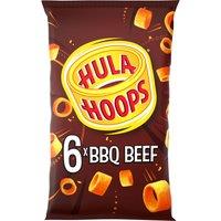 Hula Hoops BBQ Beef Multipack Crisps 6 Pack