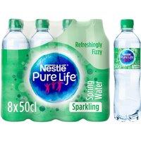 Nestle Pure Life Sparkling Spring Water 8x500ml