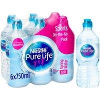 Nestle Pure Life Still Spring Water Sports Cap 6x750ml