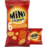 Jacob's Mini Cheddars Red Leicester Multipack Snacks 6 Pack 6x23g