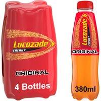Lucozade Energy Drink Original 4x380ml