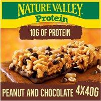 Nature Valley Protein Peanut & Chocolate Cereal Bars 4 x 40g (160g)